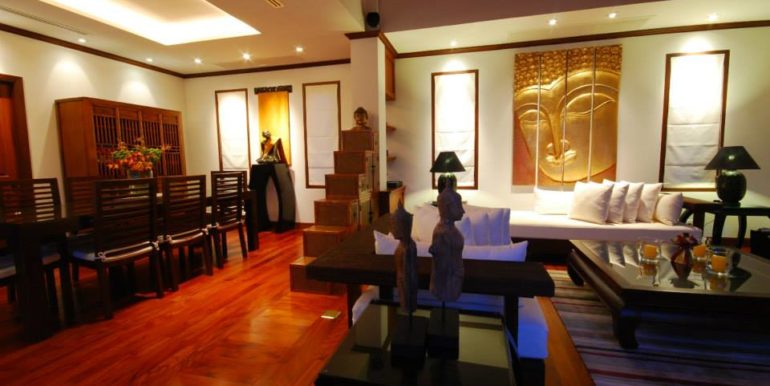 Sai Taan Villa 6 ph 4 Dining Lounge