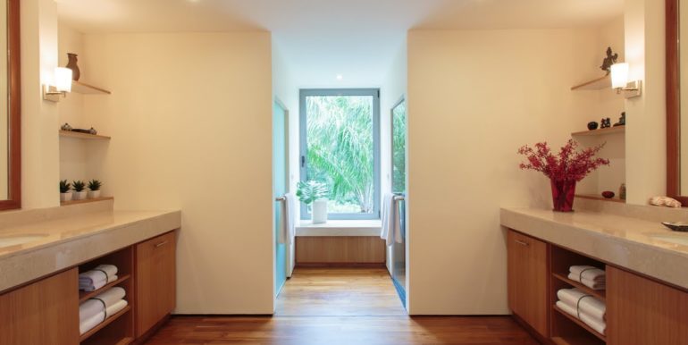 Master bathroom at villa 8, Samsara private estate, Kamala, Phuket, Thailand