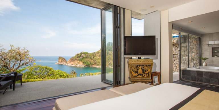 Master bedroom at villa 2, Samsara private estate, Kamala, Phuket, Thailand