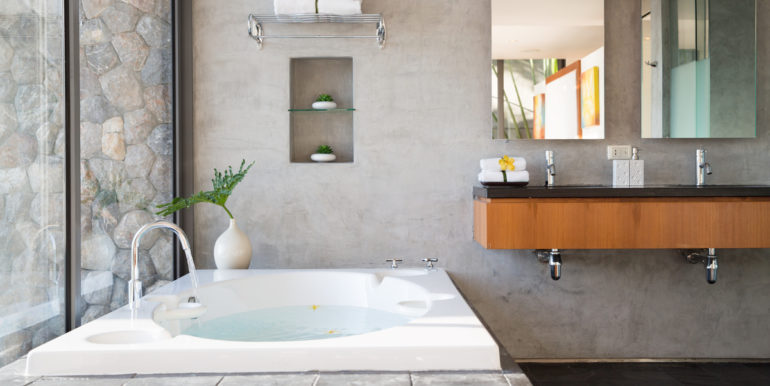 Bathroom at villa 2, Samsara private estate, Kamala, Phuket, Thailand