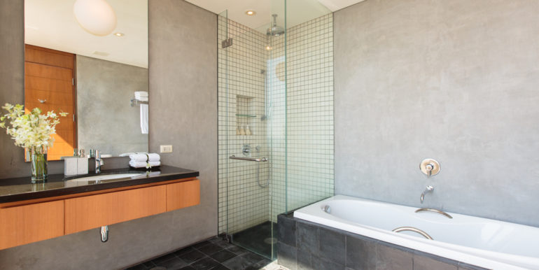 Bathroom at villa 2, Samsara private estate, Kamala, Phuket, Thailand