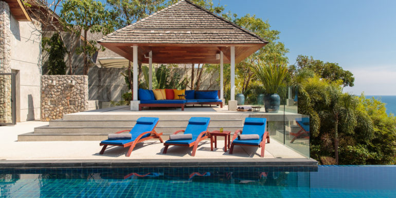 Swimming pool at villa 2, Samsara private estate, Kamala, Phuket, Thailand