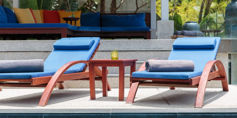 Swimming pool at villa 2, Samsara private estate, Kamala, Phuket, Thailand