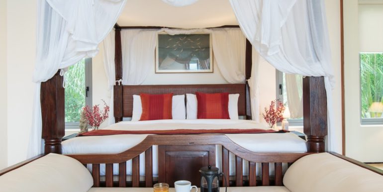 Master bedroom at villa 8, Samsara private estate, Kamala, Phuket, Thailand